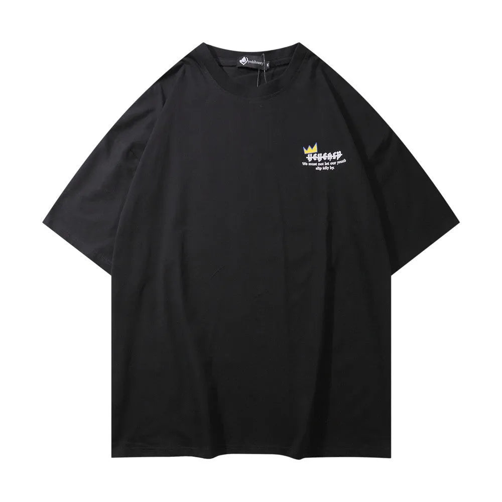 Men's T Shirt Harajuku Fashion Brand Half-Sleeve - Bellarte Enchanté Men's T Shirt Harajuku Fashion Brand Half-Sleeve